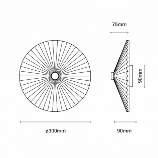 Applique murale LED Elena 30 (9W)