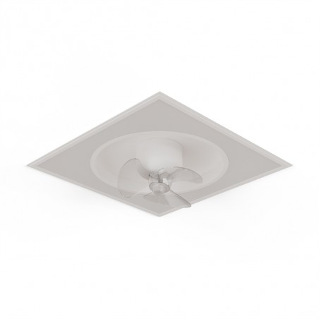 Ventilateur de plafond encastré Cubis CCT Dim LED (32W)