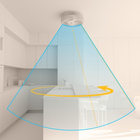 Ventilateur de plafond encastré Cubis CCT Dim LED (32W)