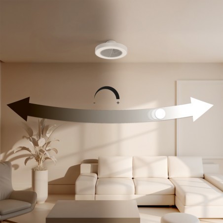 Ventilateur de plafond encastré Cubis CCT Dim LED (32W)