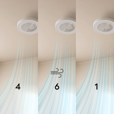 Ventilateur de plafond encastré Cubis CCT Dim LED (32W)