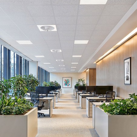 Ventilateur de plafond encastré Cubis CCT Dim LED (32W)
