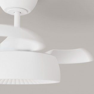 Ventilateur à pales rétractables LED Victoria S CCT Dim (16W)