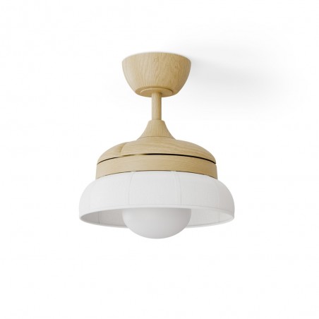 Ventilateur à pales rétractables LED Emma XS CCT Dim (12W)