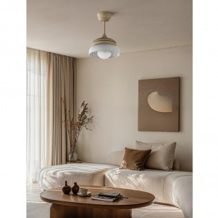 Ventilateur à pales rétractables LED Emma XS CCT Dim (12W)