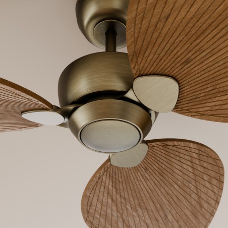 Ventilateur de plafond Alma 100 Laiton 3 pales