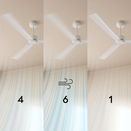 Ventilateur de plafond Alma 100 Laiton 3 pales