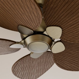 Ventilateur de plafond Alma 100 Laiton 5 pales