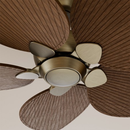 Ventilateur de plafond Alma 100 Laiton 5 pales