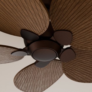 Ventilateur de plafond Alma 100 Rouille 5 pales