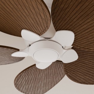 Ventilateur de plafond Alma 132 Blanc 5 pales