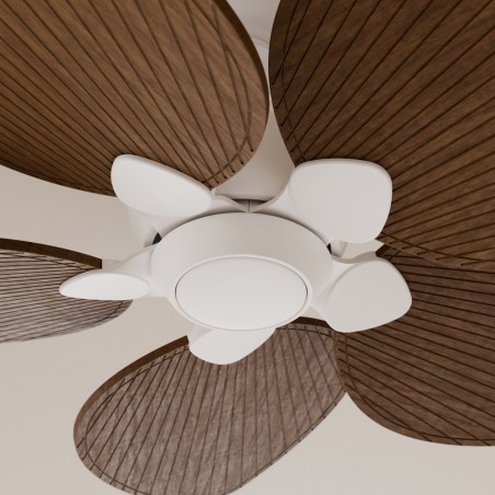 Ventilateur de plafond Alma 132 Blanc 5 pales