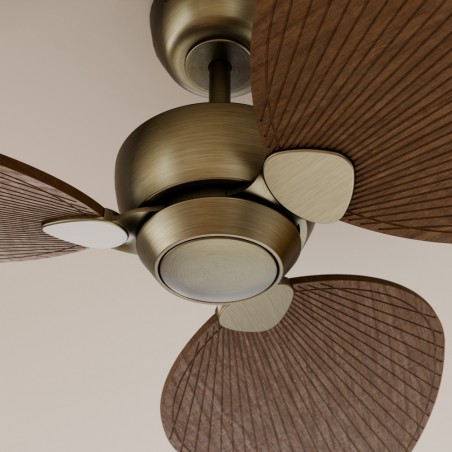 Ventilateur de plafond Alma 132 Laiton 3 pales