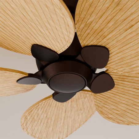 Ventilateur de plafond Alma 132 Rouille 5 pales