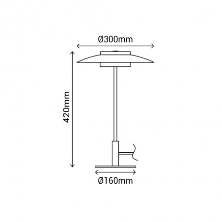 Lámpe a poser LED Valentina II CCT (9W)