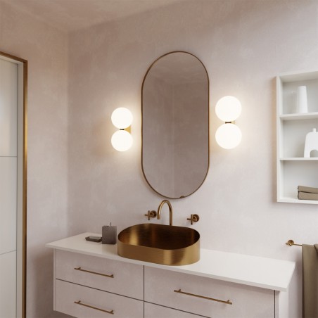 Applique pour salle de bains Obi (2 lumieres)