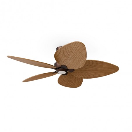 Ventilateur LED Alma 132 Oxide 5 pales CCT Dim (6.5W)