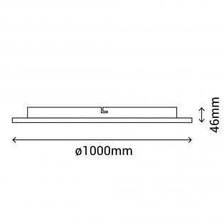 Plafonnier LED Alba CCT (96W)