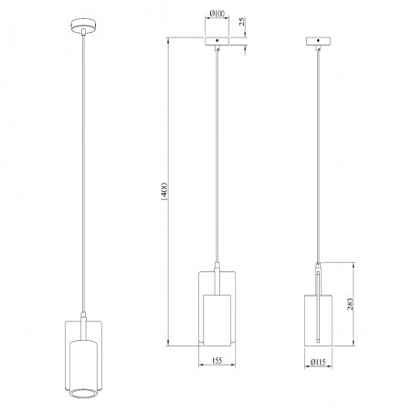 Lampe a suspensión Ninja A