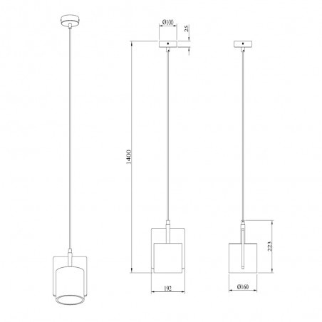 Lampe a suspensión Ninja B