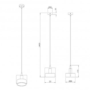 Lampe a suspensión Ninja C