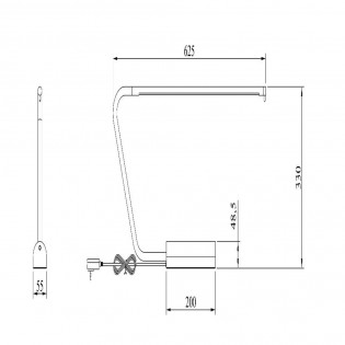 Lampe a poser LED Madison Dim (6.5W)