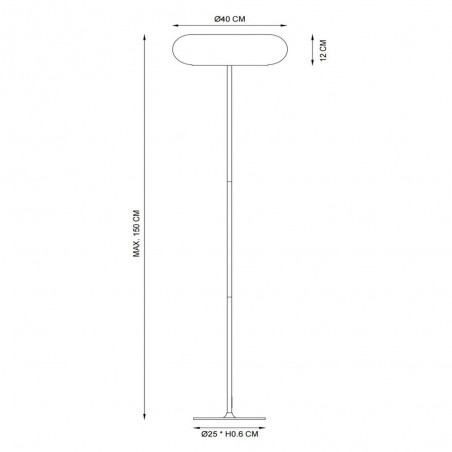 Lampadaire Sentino