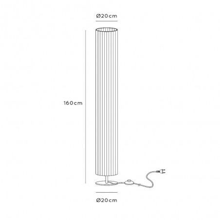 Lampadaire Fold (3 lumieres)