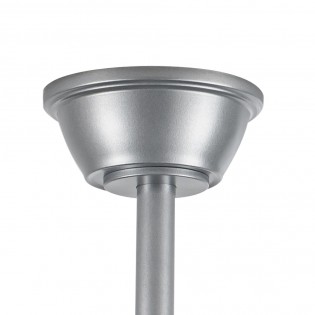 Ventilateur LED avec pales rétractables Miso Argent CCT Dim (72W)