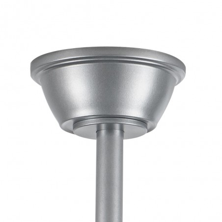 Ventilateur LED avec pales rétractables Miso Argent CCT Dim (72W)