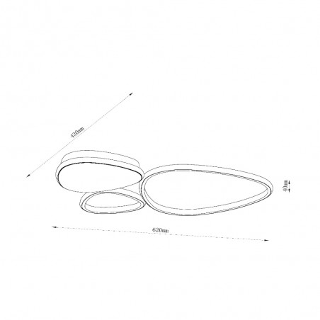 Plafónnier LED Samling CCT Dim (30W)