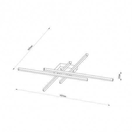 Plafónnier LED Novak CCT Dim (42W)