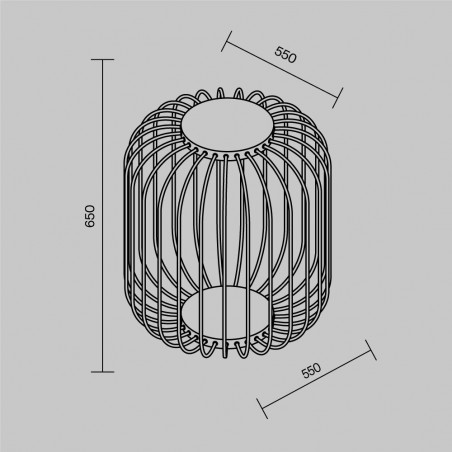 Balisé du exterieur LED Wisp (18W)