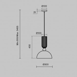 Lampe de plafond Antic