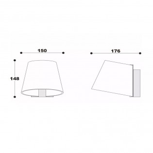 Applique murale pour salle de bain LED Korgis (10W)