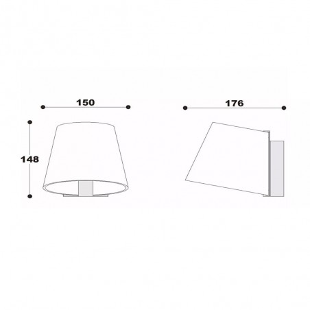 Applique murale pour salle de bain LED Korgis (10W)