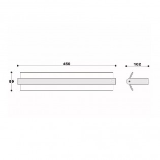 Applique murale pour salle de bain LED Wanda (15W)