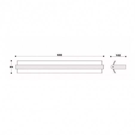Applique murale pour salle de bain LED Wanda (19W)