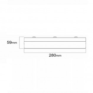 Plafonnier de salle de bains LED Plano CCT Dim (16W)