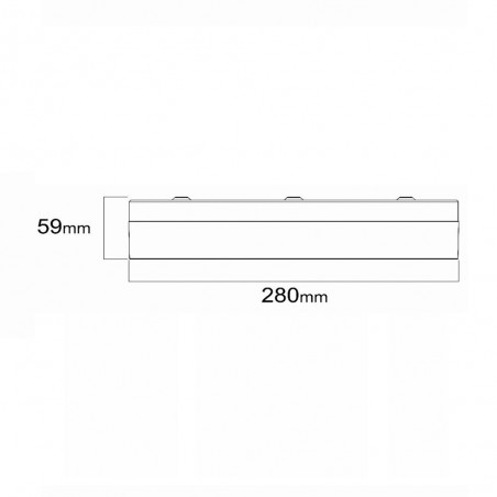 Plafonnier de salle de bains LED Plano CCT Dim (16W)