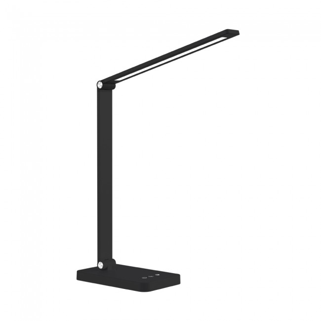 Lampe de bureau LED batterie rechargeable Norima Noir CCT Dim (5W)