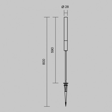 Balisé de exterieur LED Flare (3W)