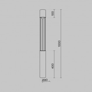 Balisé de exteriur LED Mill (12W)