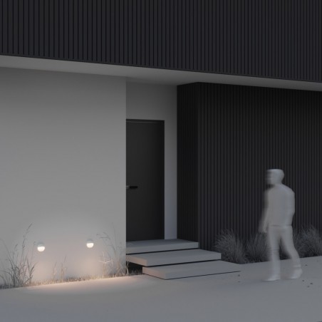 Applique murale pour exterieur LED Mane Round (3W)