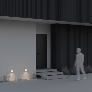 Applique murale pour exterieur LED Mane Square (3W)