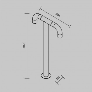 Balisé de exterieur LED Sleek (2x2W)
