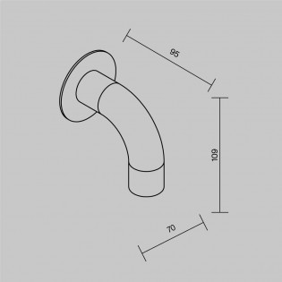 Applique Murale pour exterieur Sleek (2W)
