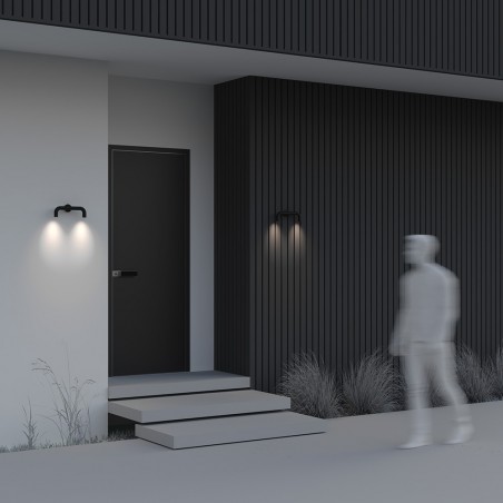 Applique Murale pour exterieur Sleek (2x2W)