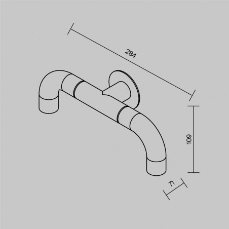 Applique Murale pour exterieur Sleek (2x2W)