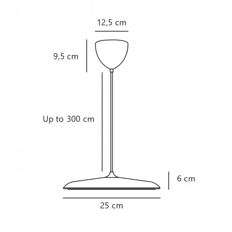 Lampe de plafond LED Artist 25 (14W)